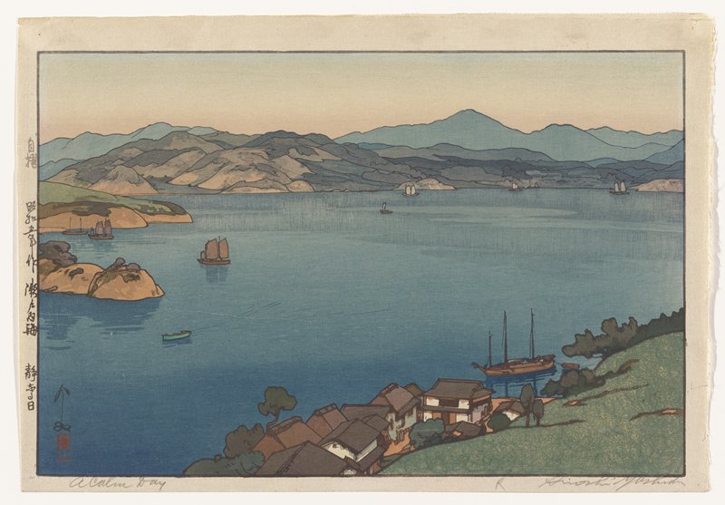 A Calm Day, Yoshida Hiroshi, 1930