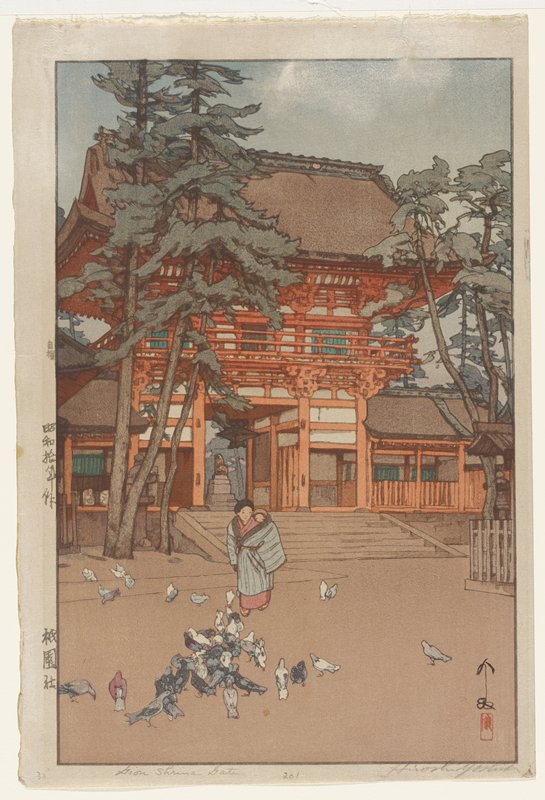 Gion Shrine, Yoshida Hiroshi, 1935