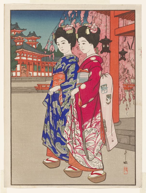 Maiko, Yoshida Hiroshi, c. 1929