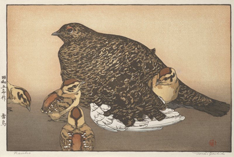 Raichō, Yoshida Tōshi, 1930