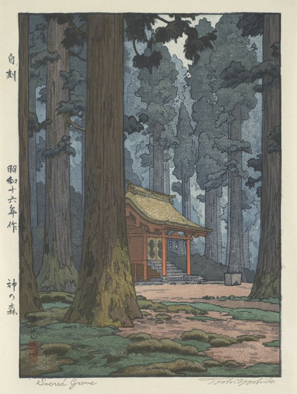 Sacred Grove, Yoshida Tōshi, 1941