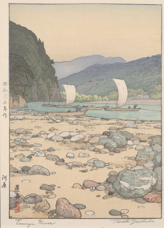 Tenryu River, Yoshida Tōshi, 1942