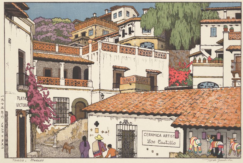 Taxco, Mexico, Yoshida Tōshi, 1975