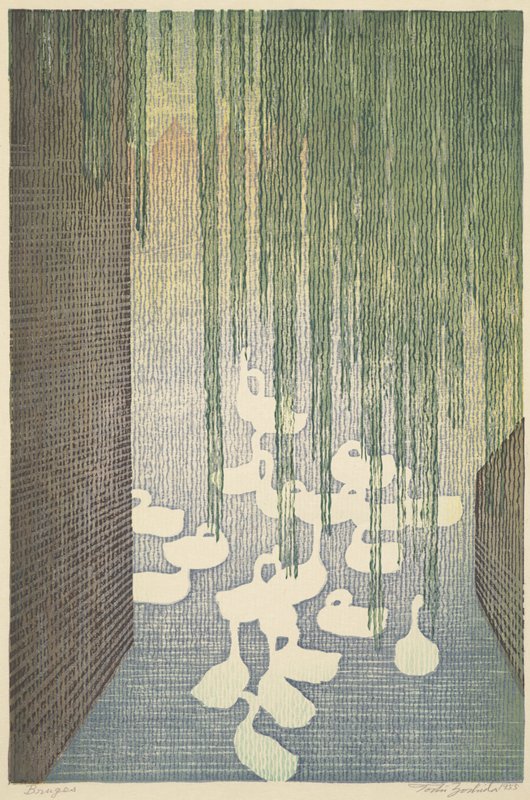 Bruges, Yoshida Tōshi, 1955