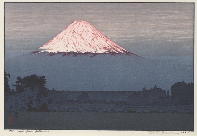 Mt. Fuji from Gotenba, Yoshida Tōshi, 1987