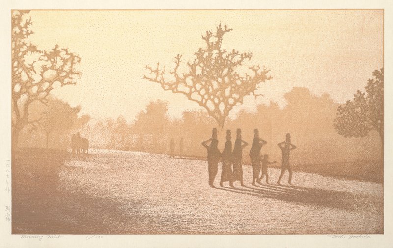 Morning Mist, Yoshida Tōshi, 1987