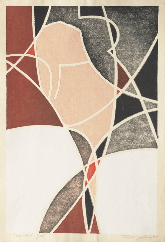 Spanish Girl, Yoshida Tōshi, 1954