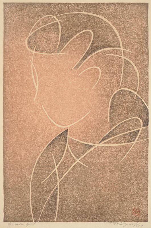 German Girl, Yoshida Tōshi, 1954