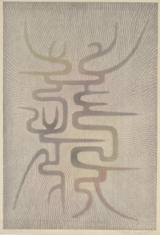 Misty Dance, Yoshida Tōshi, 1957