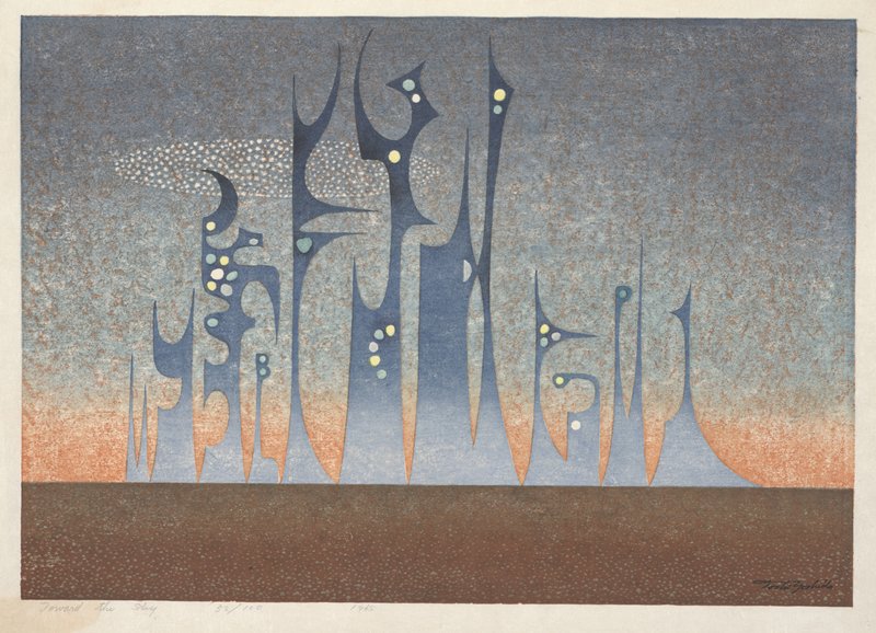 Toward the Sky, Yoshida Tōshi, 1965