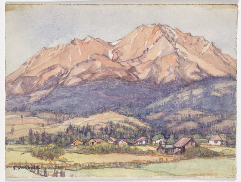Mountains, Yoshida Fujio, 1930s