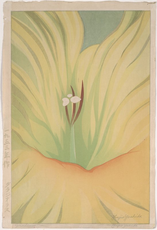 Gladiolus, Yoshida Fujio, 1953