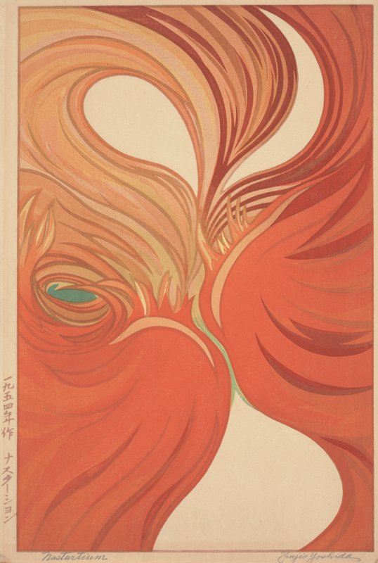 Nasturtium, Yoshida Fujio, 1953