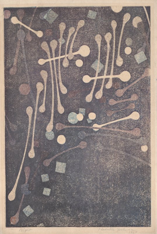 Night, Yoshida Hodaka, 1954