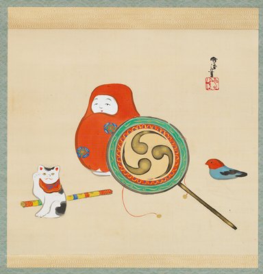 Toys, Kamisaka Sekka, 1920s–1930s