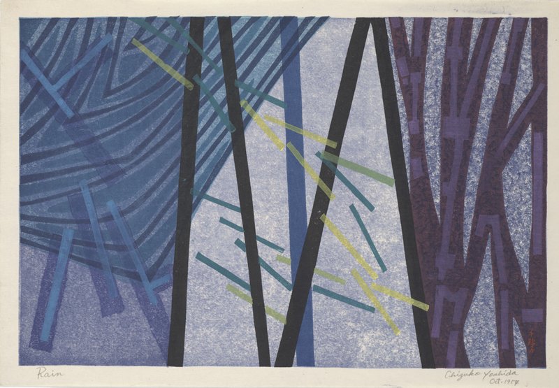 Rain, Yoshida Chizuko, October 1954