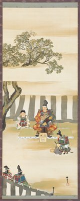 Kusunoki Masashige before the Battle at Minato River, Kamisaka Sekka, c. 1918