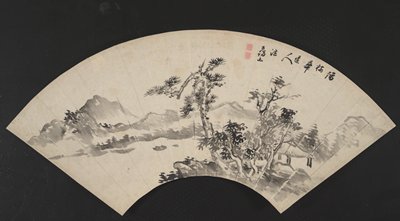 Landscape after Wu Chen, Taniguchi Aizan, second half 19th century