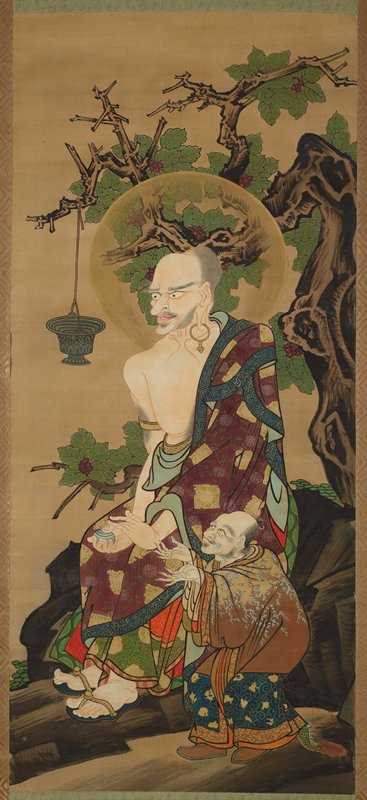 Ajita, the Fifteenth of the Sixteen Arhats, Kano Kazunobu, 1850