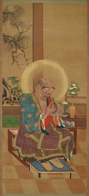 Badara (Bhadra), the Sixth of the Sixteen Arhats, Kano Kazunobu, 1850