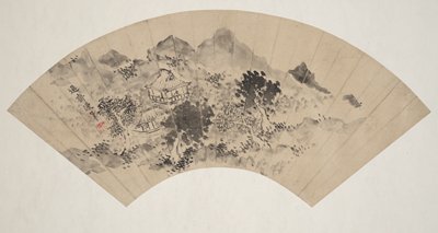 Landscape, Kimura Kenkadō, second half 18th century