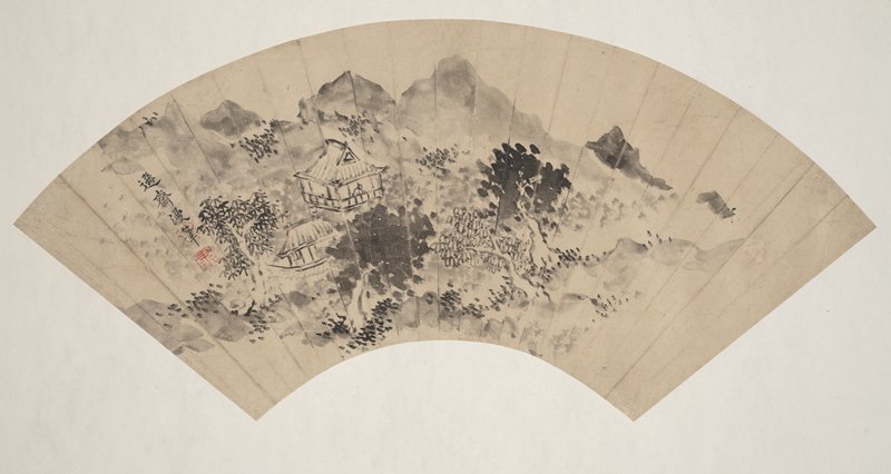 Landscape, Kimura Kenkadō, second half 18th century