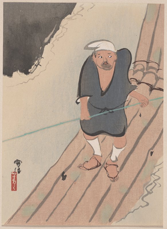 Boatman, one of four, Камисака Сэкка, 1920-е