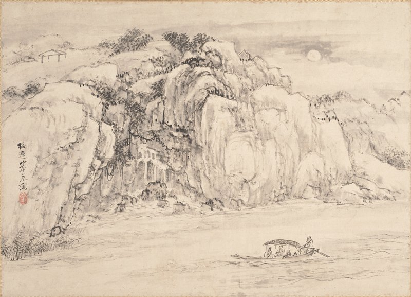 Red Cliff, Yamamoto Baiitsu, 1830s