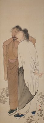 Zen Eccentrics Kanzan and Jittoku, Hashimoto Kansetsu, first half 20th century