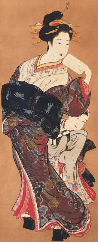 Kamigata Beauty, 19th century