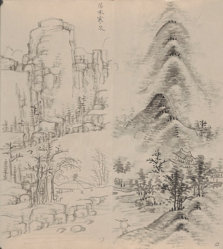 Old Man Chikutō’s Sketchbook, Nakabayashi Chikutō, mid 19th century