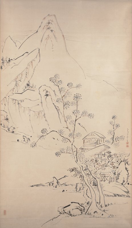 Large Landscape, Niwa Kagen, 1785, 8th lunar month