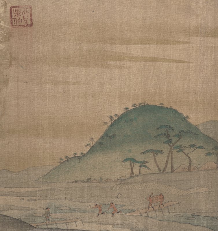 Scenes from the Tokaido, possibly Hokei, 19th century