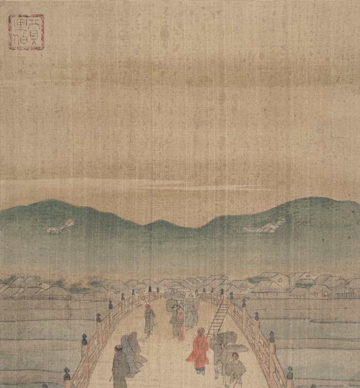 Scenes from the Tokaido, possibly Hokei, 19th century
