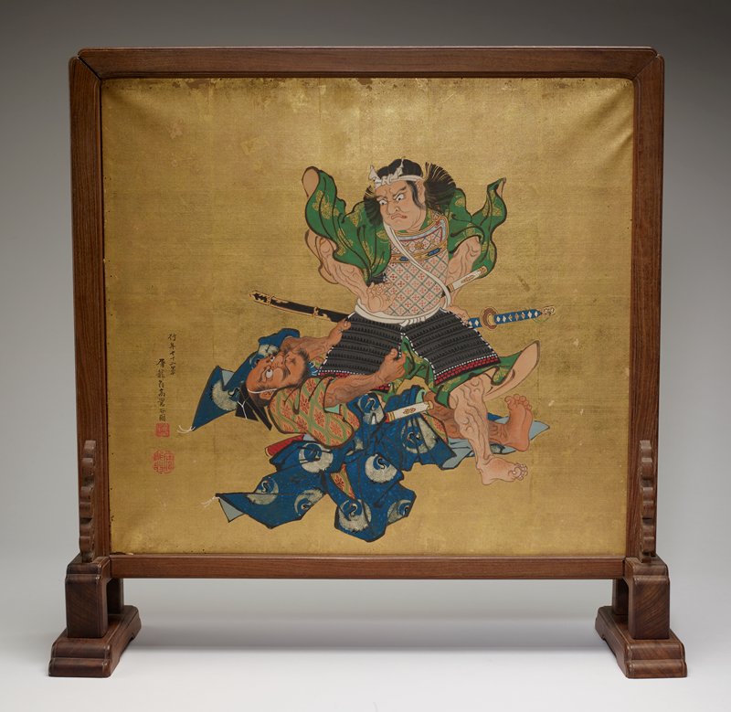 Armor-tugging, Kō Sūkoku, 1802