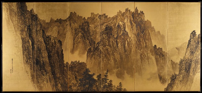 South Mountain in China [left of a pair], Fukui Kōtei, 1917