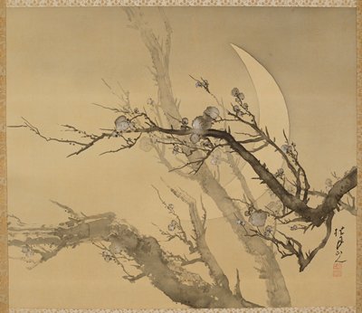 Plum Blossoms Under the Winter Moon, Matsubayashi Keigetsu, first half 20th century