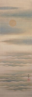 Pale Moon over Soft Waves, Sakai Hōitsu, early 19th century