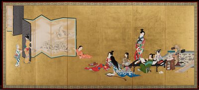 The Four Accomplishments [right of a pair], Shibata Zeshin, second half 19th century