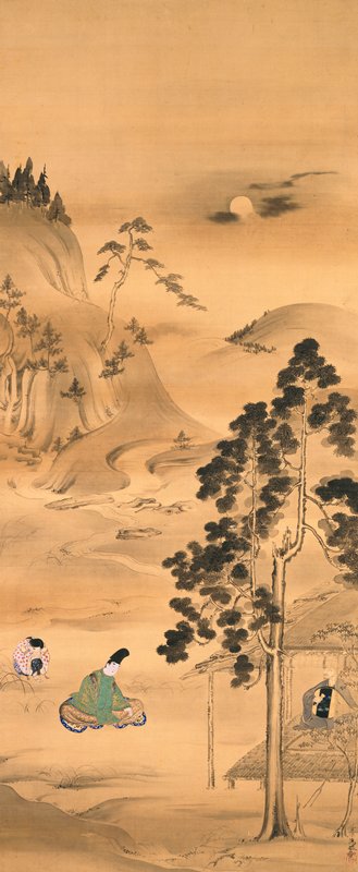 Semimaru, Reizei Tamechika, mid 19th century