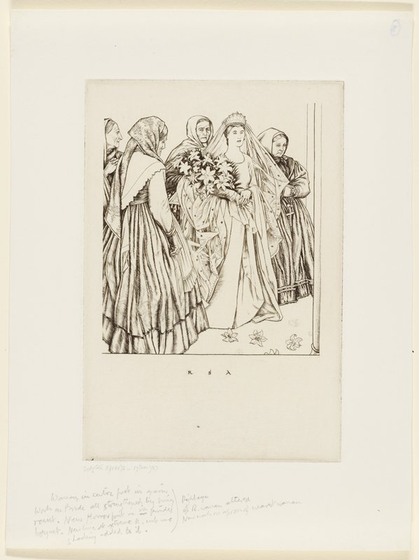 Italian Bride, Robert Sargent Austin, 1937