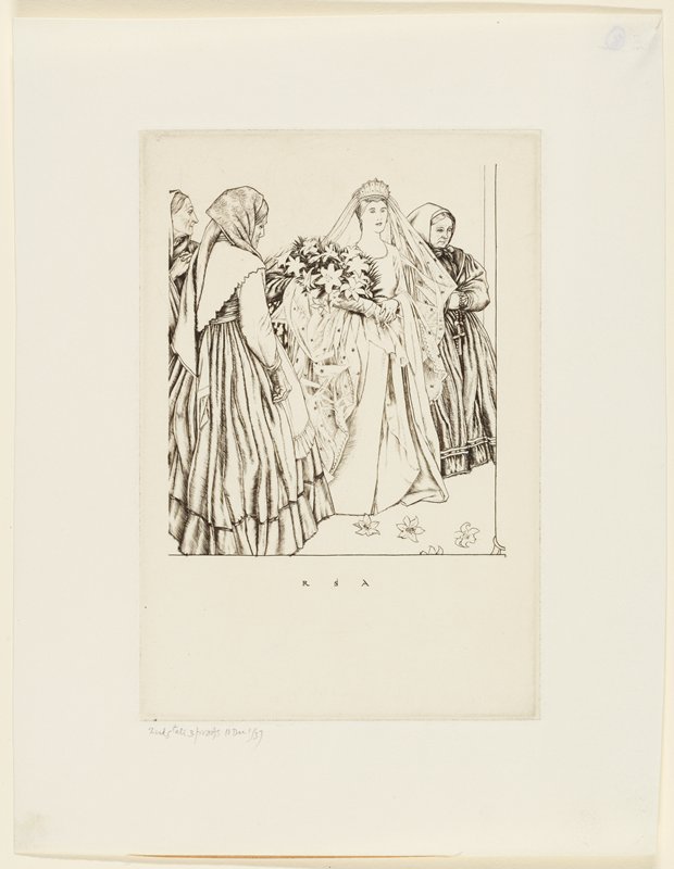 Italian Bride, Robert Sargent Austin, 1937