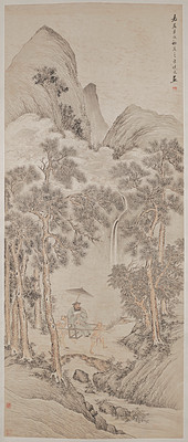 Dokumentasi “Zhong Kui Traveling”; Ink and color on paper. Minneapolis Institute of Art.