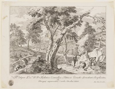 Dokumentasi “Landscape with Farmers and Woodsmen”; Etching. Minneapolis Institute of Art.