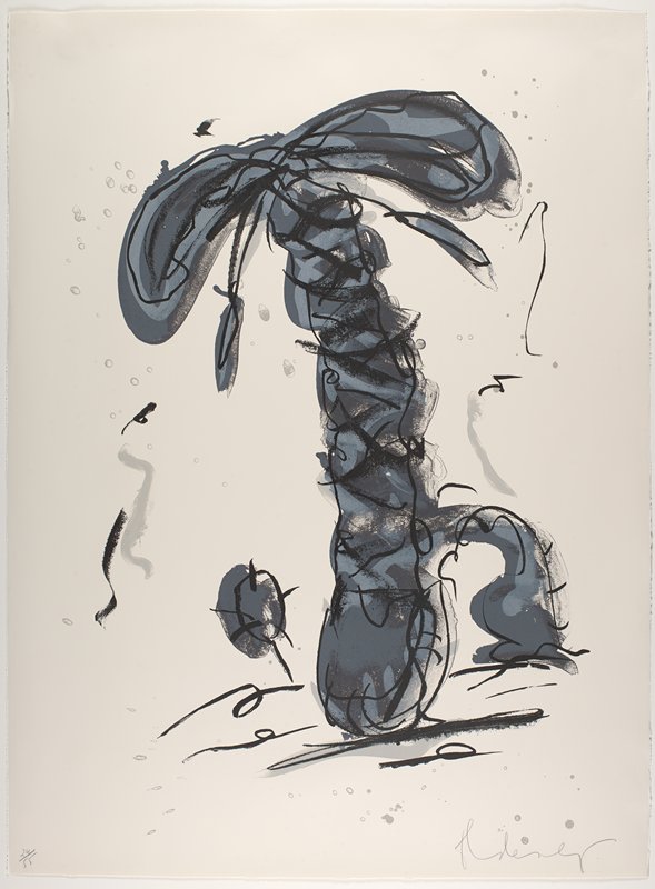 Sneaker Lace in Landscape - Gray, Claes Oldenburg, 1991