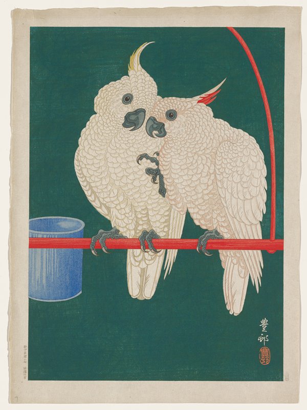 Cockatoos, Ohara Shōson, 1930s