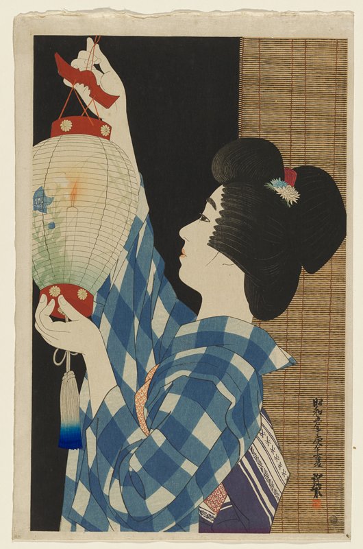 Gifu-style Paper Lantern, Itō Shinsui, Summer 1930