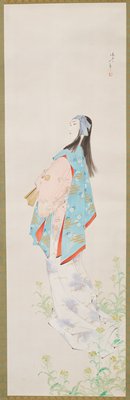 Abe no Yasuna (Spring), Torii Kotondo, Spring 1938
