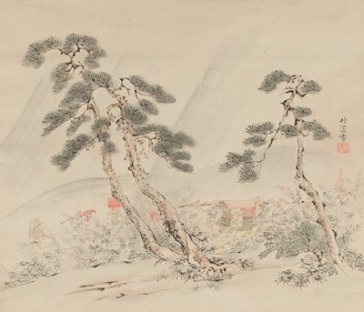 Foxes' Wedding Procession, Nakabayashi Chikkei, 19th century