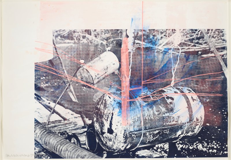 Barrel Up, Robert Rauschenberg, 1990
